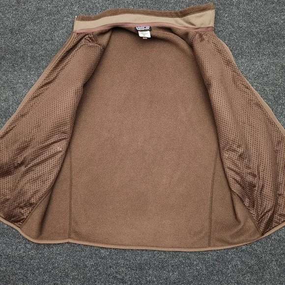 Vintage Patagonia Mens XL Brown Fleece Synchilla Full Zip Vest Y2K - Picture 3 of 9